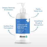 The Derma Co 1% Salicylic Acid Daily Exfoliating Body Wash with Salicylic Acid |250ml - Image 3